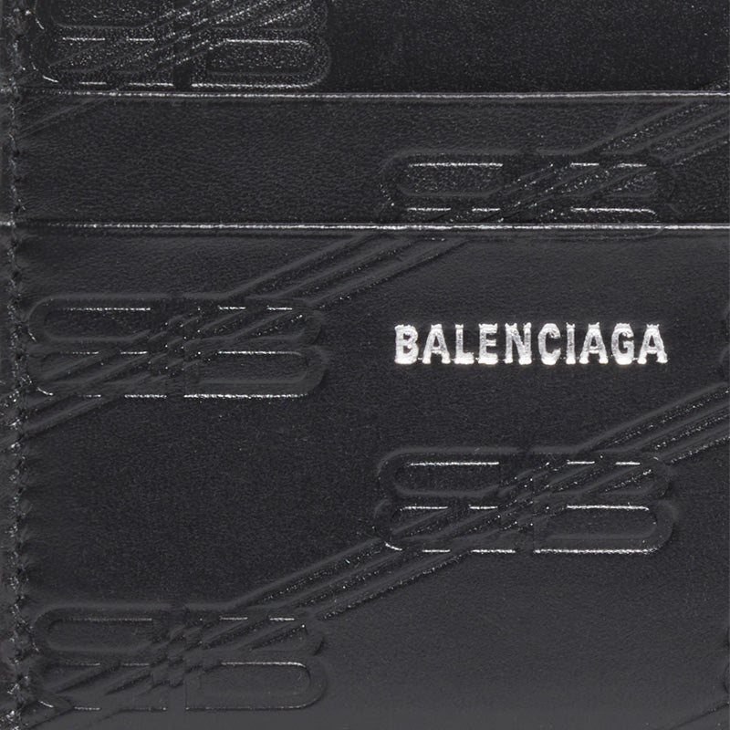 Balenciaga Embossed Monogram Card Case Box 'Black' 717763210JS1000