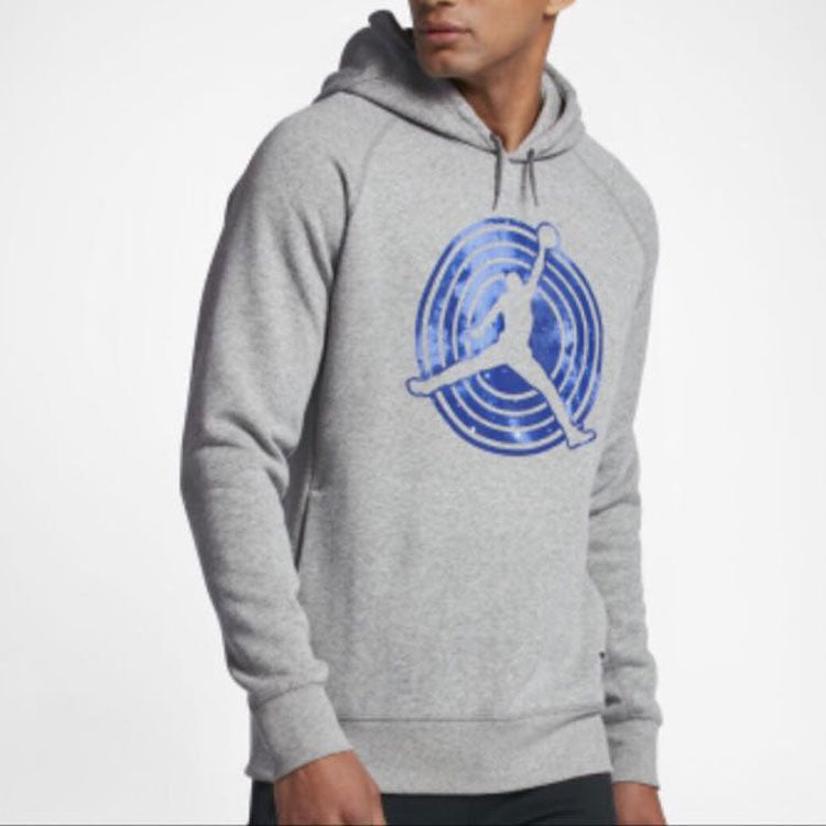 Air Jordan 11 Fleece Hoodie 'Grey Purple' 823715-063