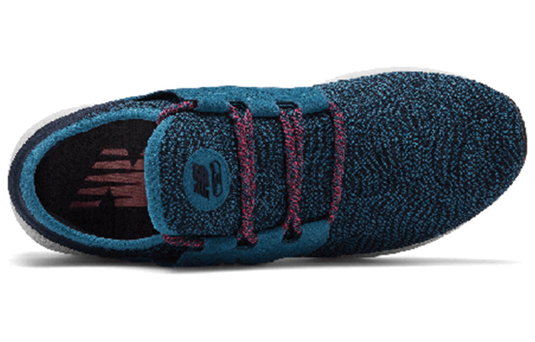 New Balance Cruz Non-Slip Shock Absorption Wear-resistant Low Tops Sports 'Black Blue' MCRUZV2