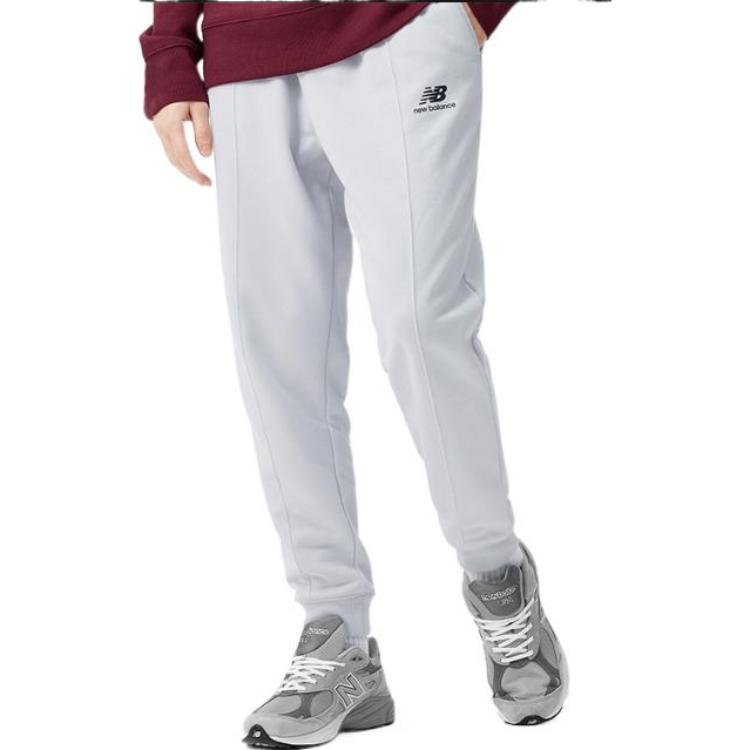 New Balance Logo Casual Joggers Asia Sizing 'Grey Black' AMP11313-OGR
