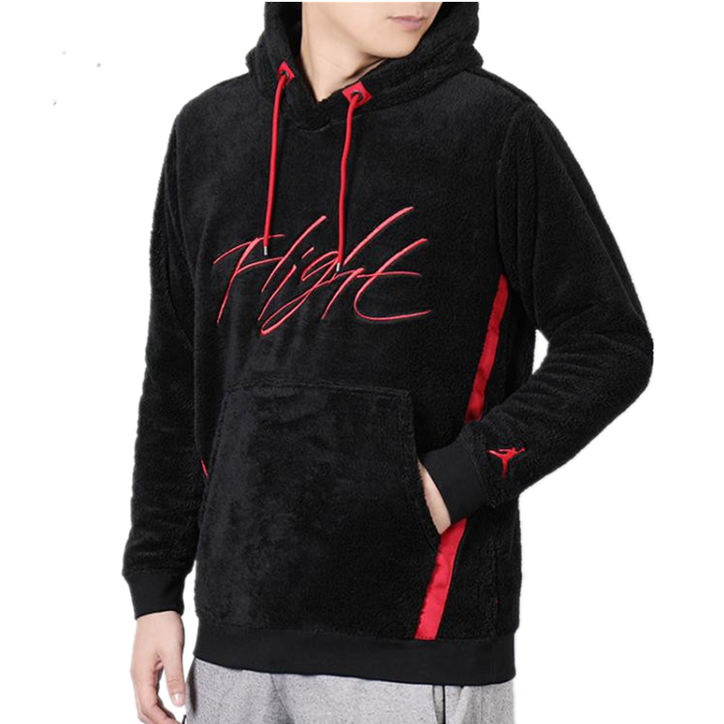Air Jordan Wings Of Flight Hoodie 'Black Red' AH6251-010