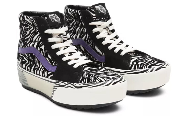 Vans Zebra SK8-Hi Stacked 'Black White' VN0A4BTW5PR