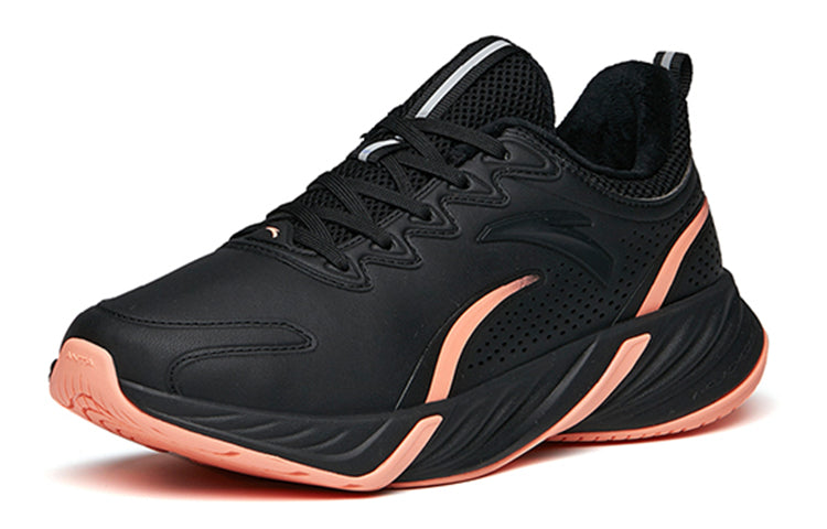 (WMNS) ANTA Running Series Low 'Black Pink' 122145523-8