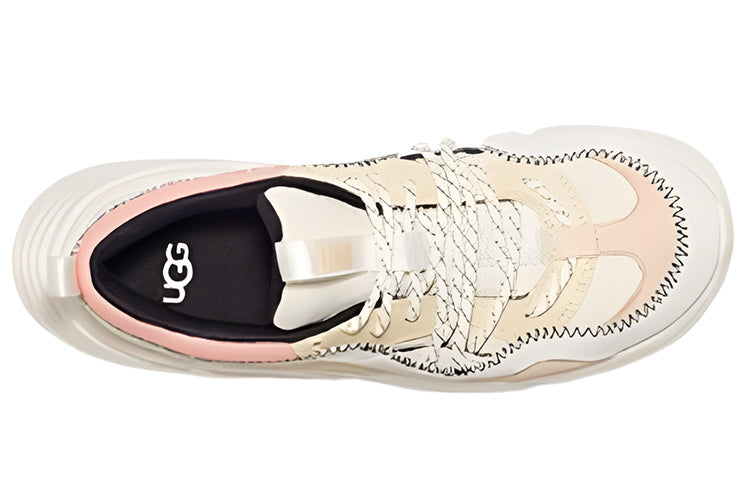 (WMNS) UGG Calle Lace 'White Beige Pink' 1125021-WHM