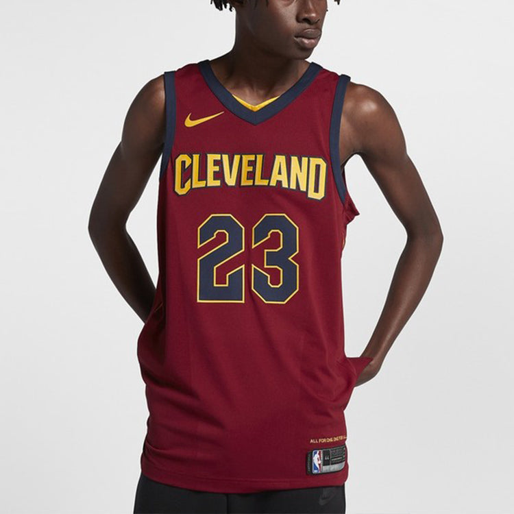Nike Lebron James Cleveland Cavaliers Icon Edition Authentic AU Red 863018-677