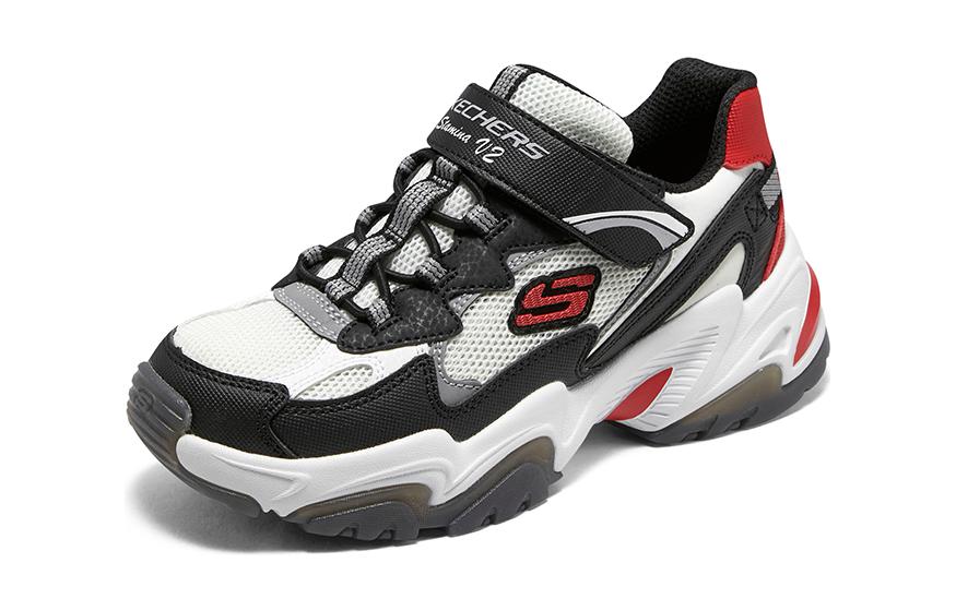 (GS) Skechers Stamina V2 'Black White Red' 405244L-BKWR