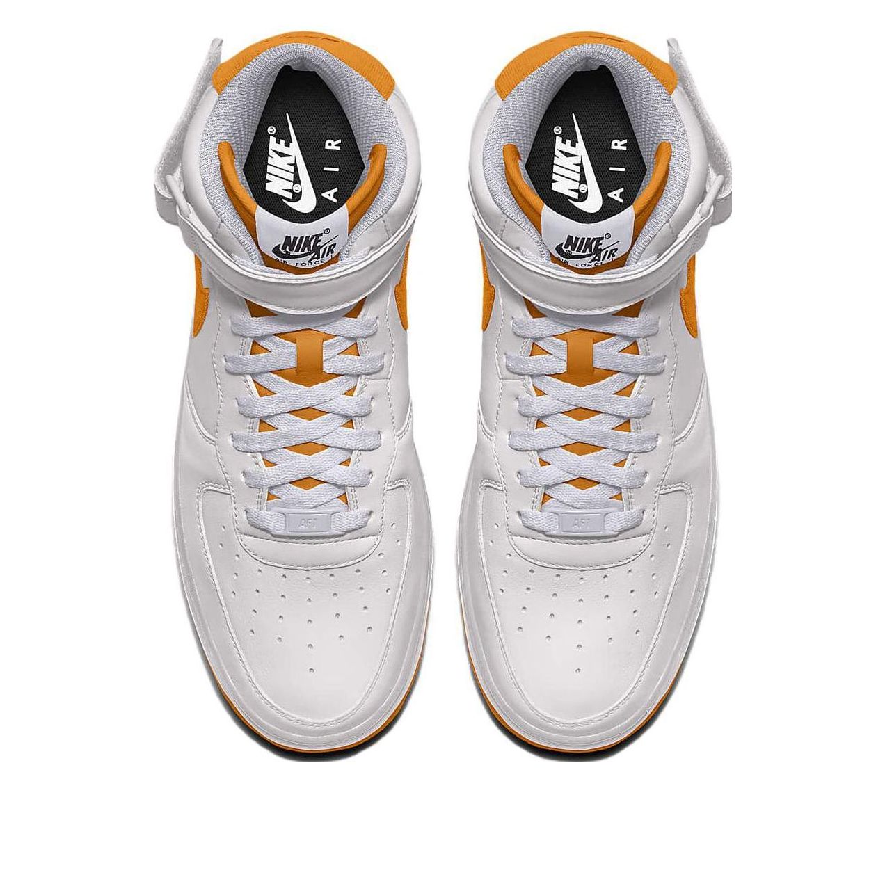 Nike Air Force 1 Mid By You Custom 'White Orange' DV3908-900
