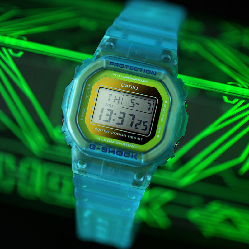 CASIO G-Shock Square 'Light Blue' DW-5600LS-2PR