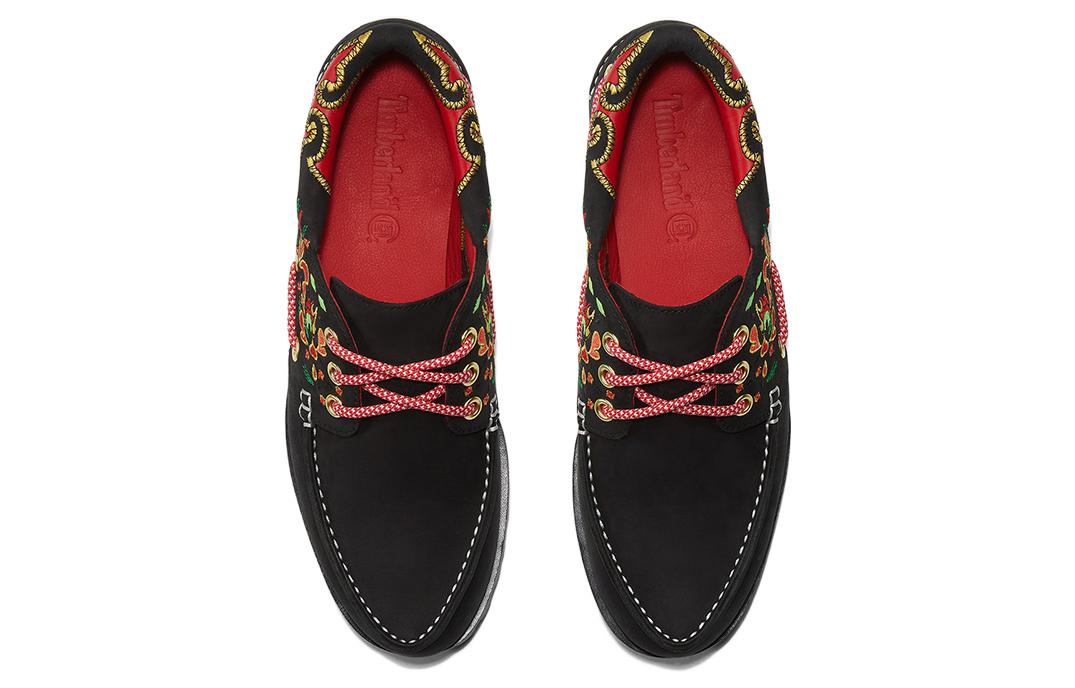 (WMNS) Timberland 3-Holes Boot Shoes x CLOT 'Black' A5Z6UW