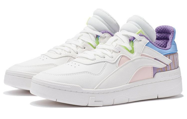 (WMNS) Li-Ning Superwave Lo 'White Blue' AGCS008-3