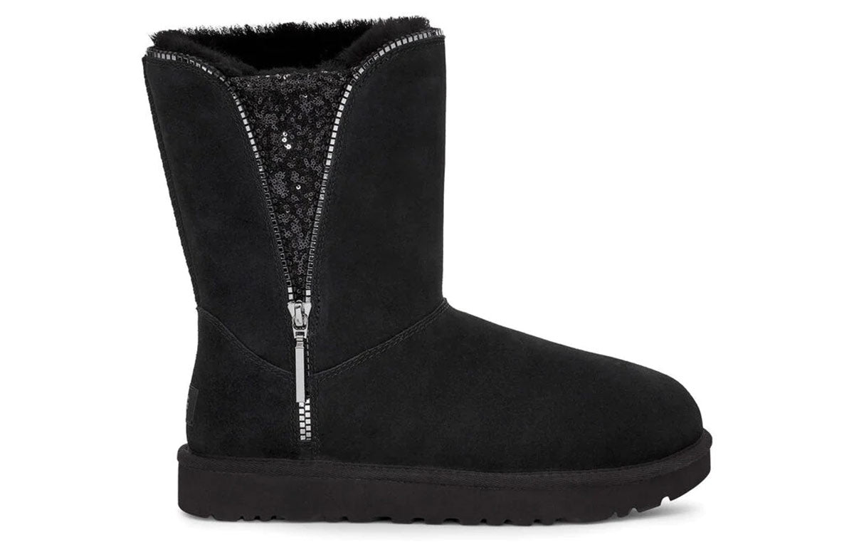 (WMNS) UGG Classic Zip Stiefel 1103764-BLK