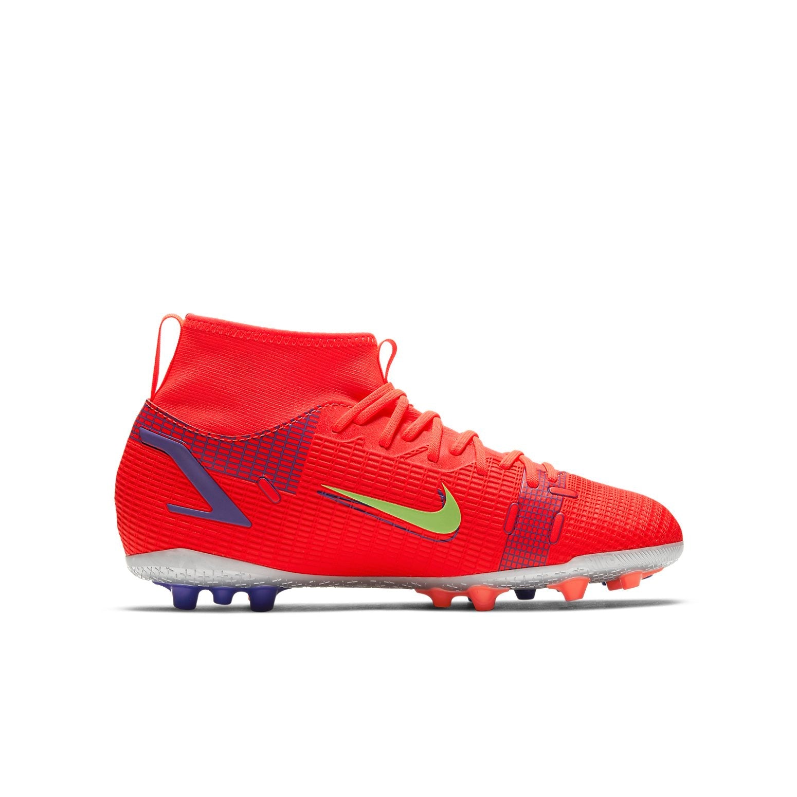(GS) Nike Mercurial Superfly 8 Academy AG Artificial Grass 'Dark Red Purple' CV0732-600