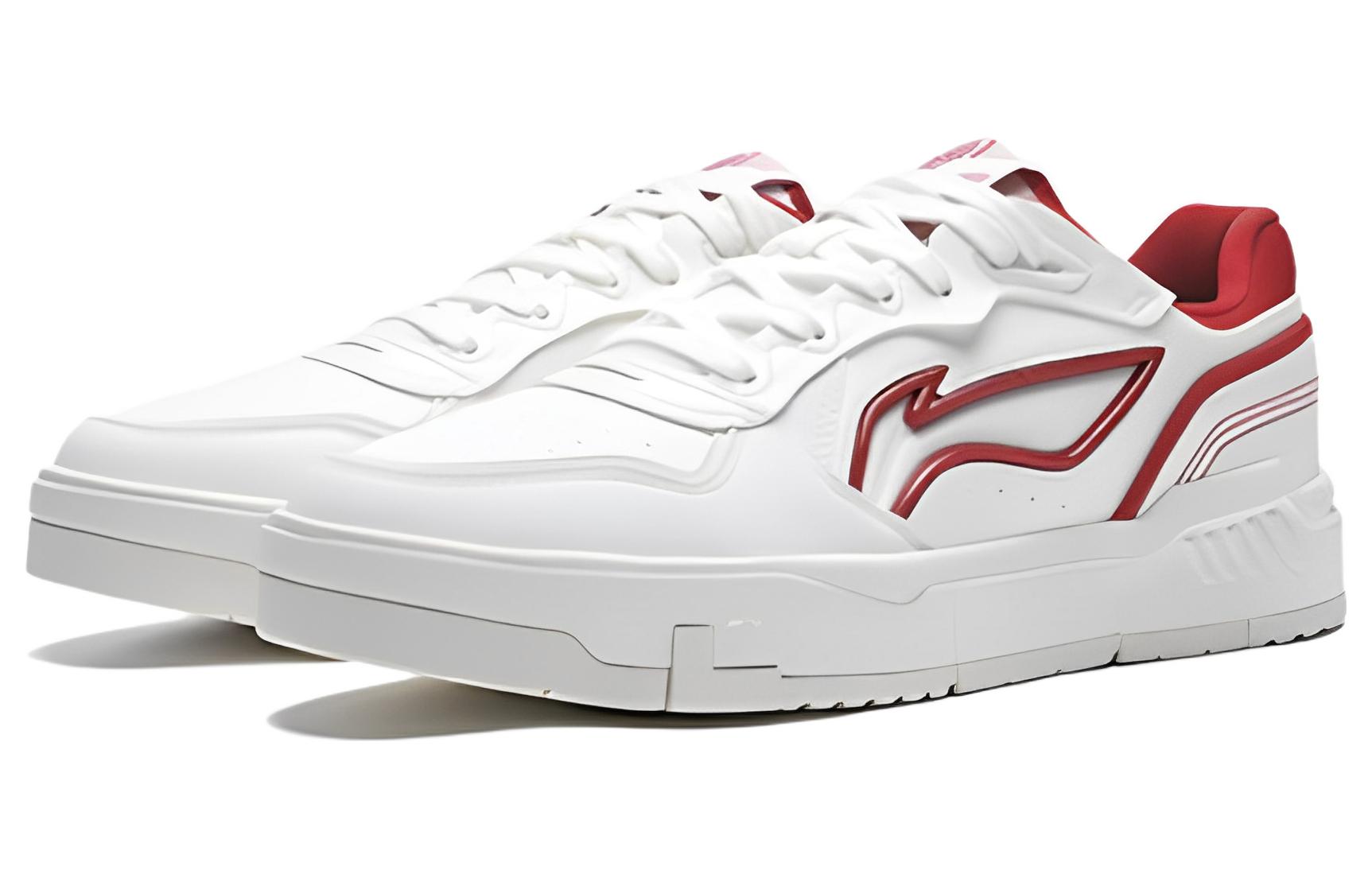 Li-Ning Light Cool Casual Shoes 'White Red' AGCT009-1