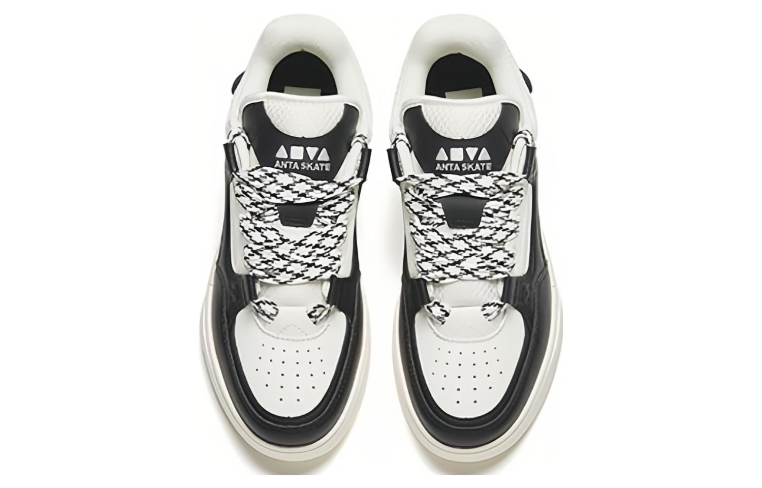 (WMNS) ANTA AOJIE Skateboarding Shoes 'White Black' 922348040-1