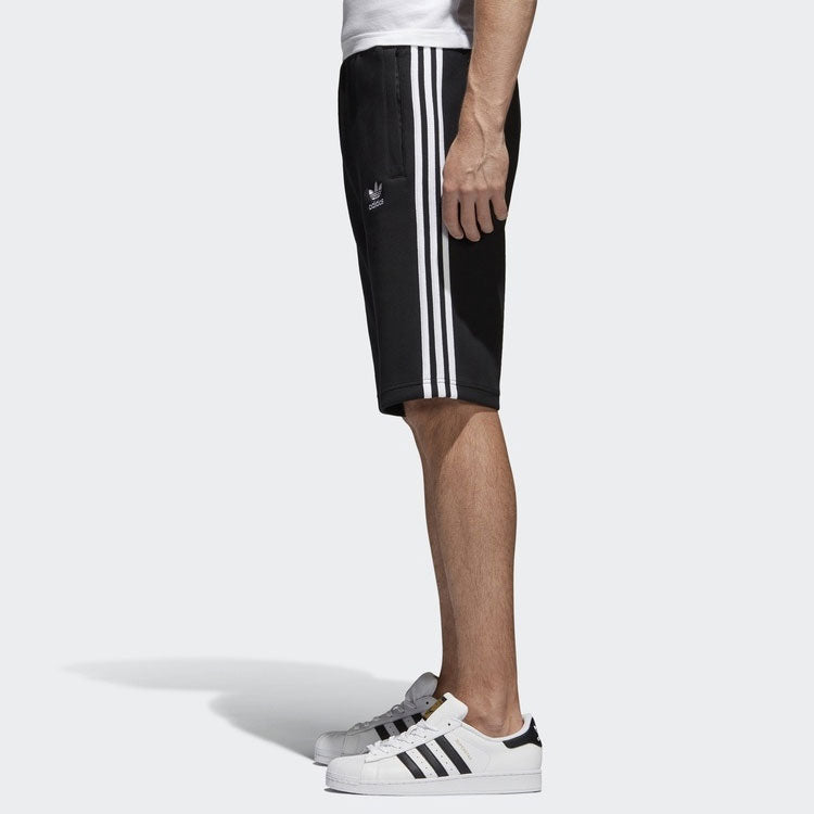 adidas originals Logo Printing Stripe Sports Shorts Black CE1542