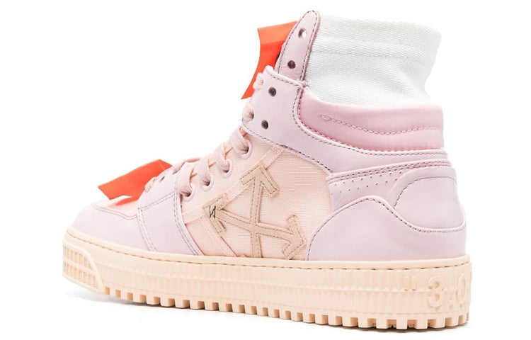 (WMNS) Off-White Off-Court 3.0 High-Top Sneakers 'Pink Beige' OWIA112F22LEA0013030