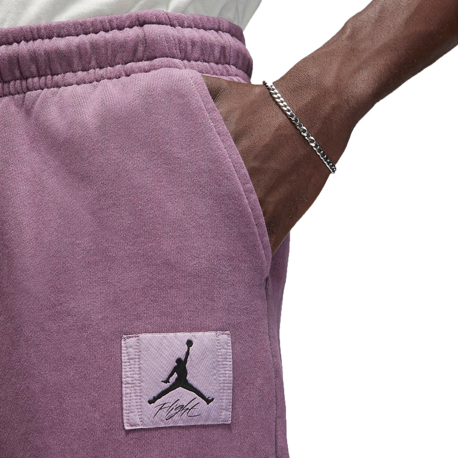 Air Jordan Essentials Fleece Washed Pants 'Mauve' FB7298-508