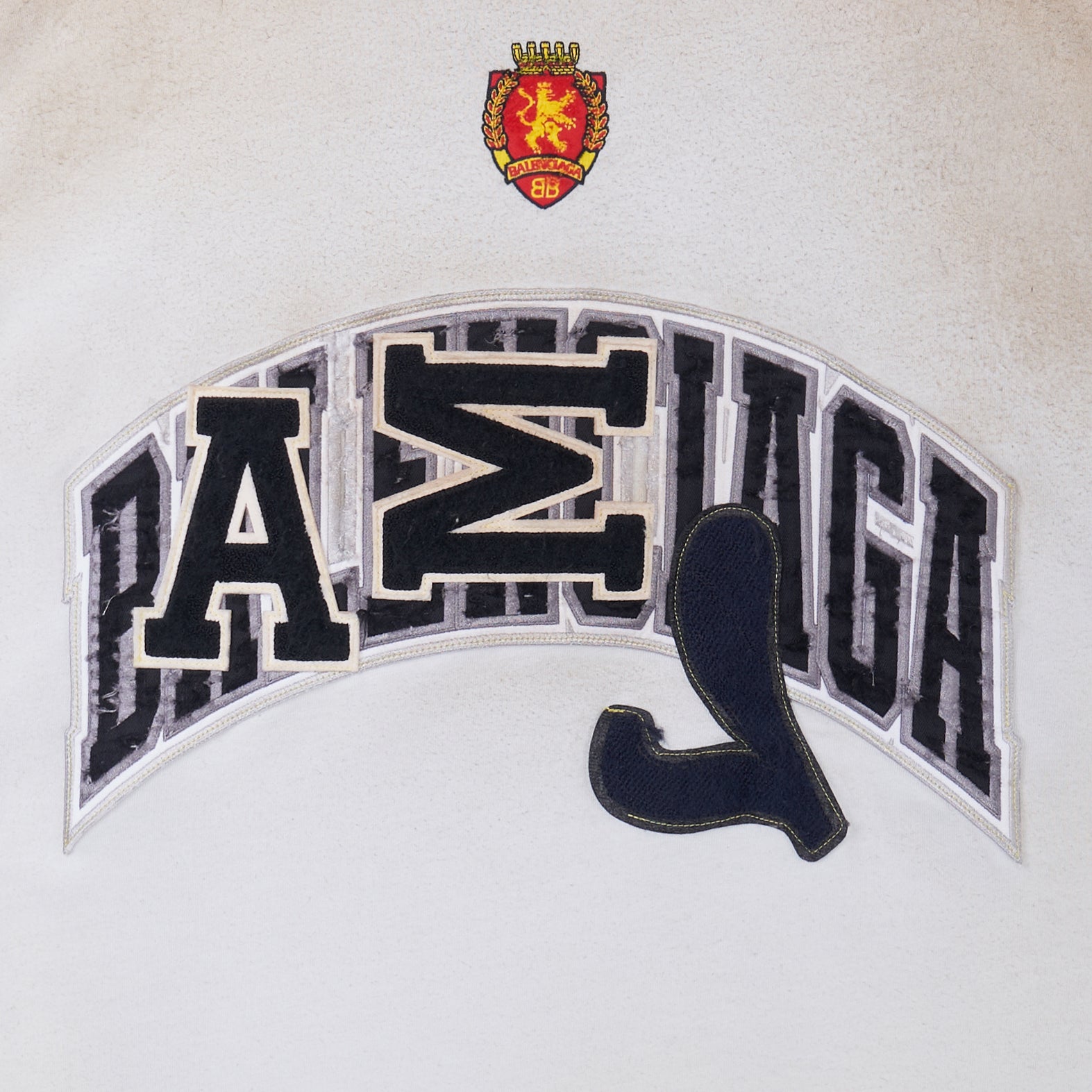 Balenciaga Skater T-shirt Oversized 'Dirty White' 739028TOVN29012