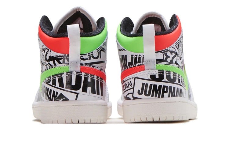 (PS) Air Jordan 1 Mid 'All Over Logos' 640734-143