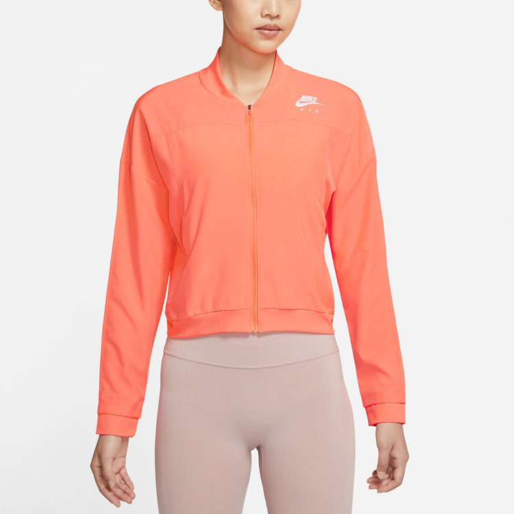 (WMNS) Nike Air Woven Quick Dry Reflective Logo Jacket 'Bright Orange' CZ9143-854
