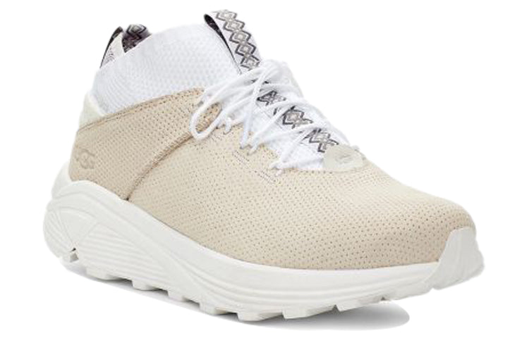 UGG Miwo Cowhide Breathable Mesh Sports Shoe White 1108039-WHT