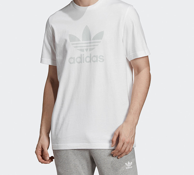 adidas originals Chest Logo Sports Short Sleeve White FK1355