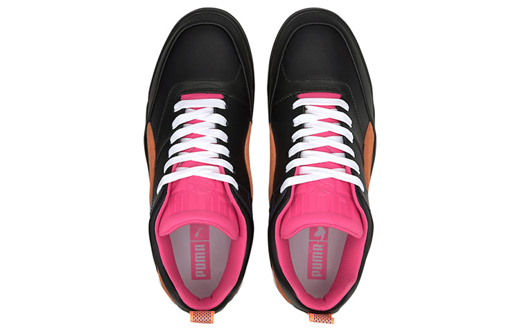 PUMA Palace Guard Leather 'Black Pink' 372890-02