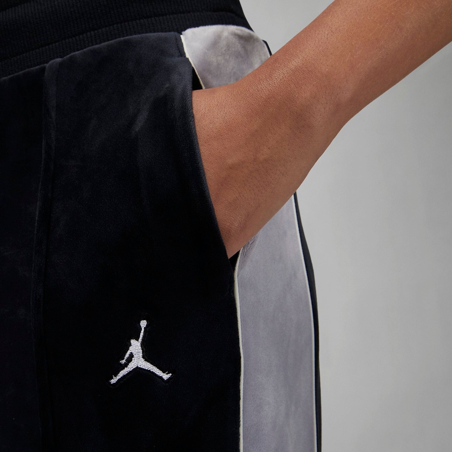 (WMNS) Air Jordan Flight Velour Pant 'Black' DV1404-010