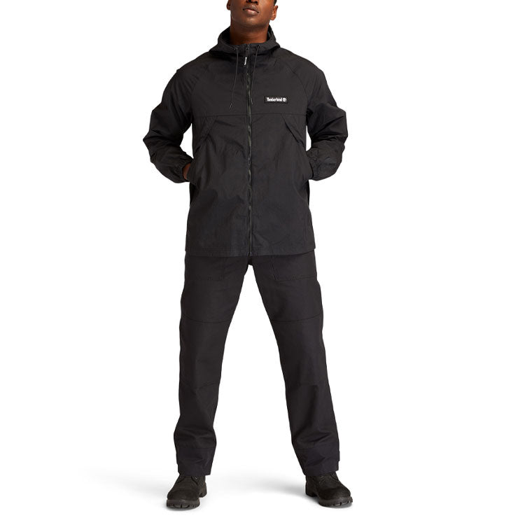 Timberland Windbreaker Zip Through Jacket 'Black' A2BV4-001