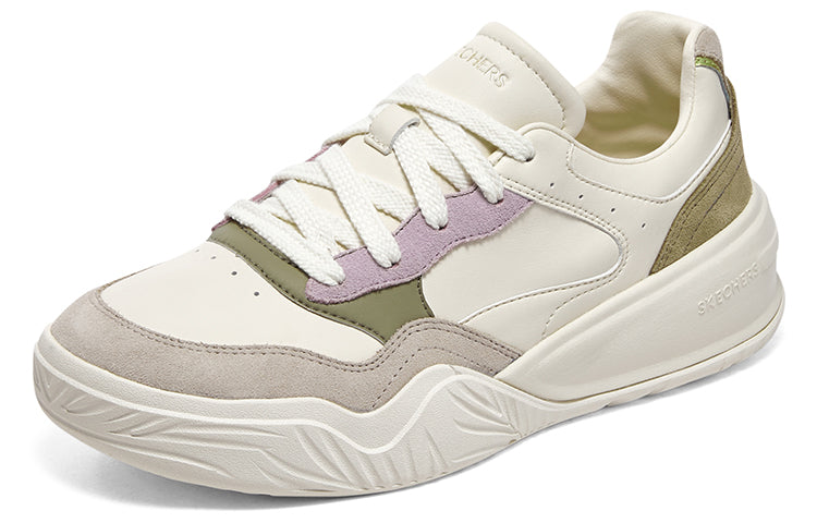 (WMNS) Skechers Denali Shoes 'White Green Purple' 185022-OWBR