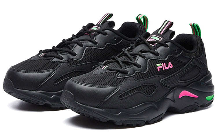(WMNS) FILA TRACER vintage Black/pink/green F12W021116FBK