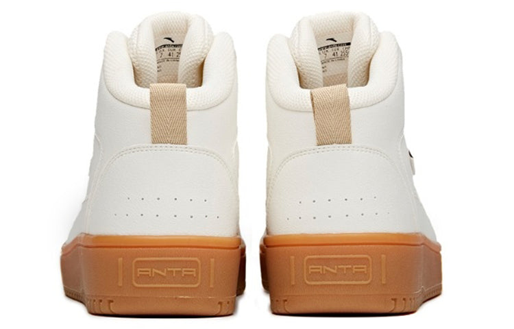 ANTA High Top Skateboarding Shoes 'White Gum' 912038010-13