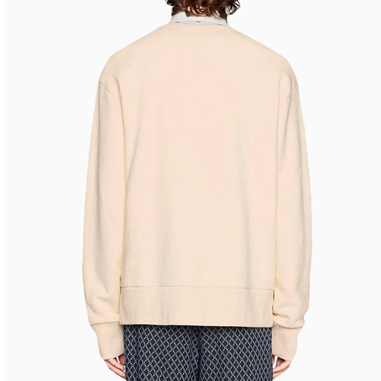 Gucci Cotton Sweatshirt With Winged Jockey 'White' 475532-XJAKP-9230