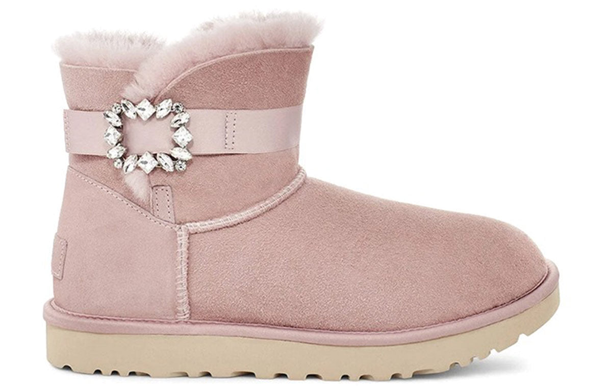 (WMNS) UGG Karlie Brooch 'Pale Pink' 1110430-PCRY