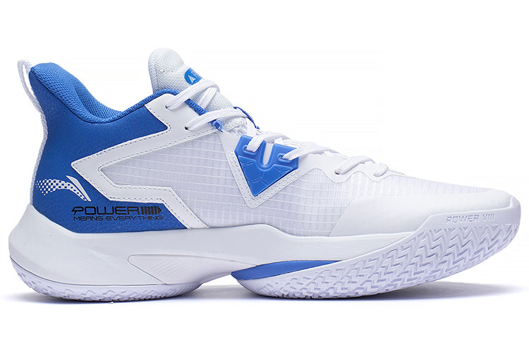 Li-Ning Power 8 Mid 'White Blue' ABPS073-2