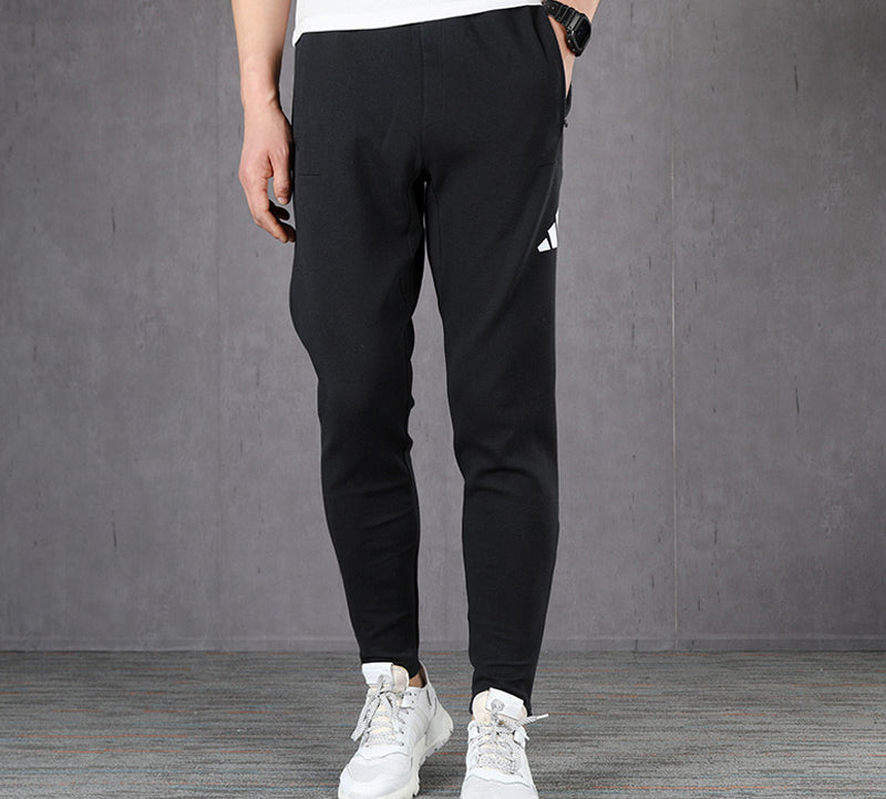 adidas Casual Sports Knit Long Pants Black FM9407