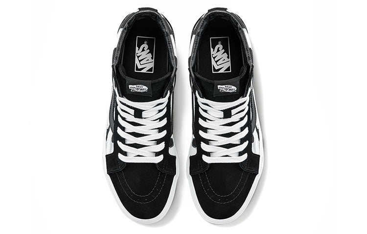 Vans Unisex SK8-Hi Reissue High-Top Sneakers Black/White VN0A2XSBWHT