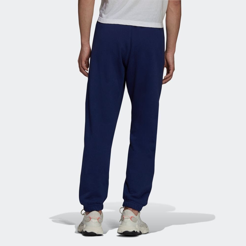 Men's adidas originals Logo Printing Bundle Feet Sports Pants/Trousers/Joggers Japanese Version Blue H37727