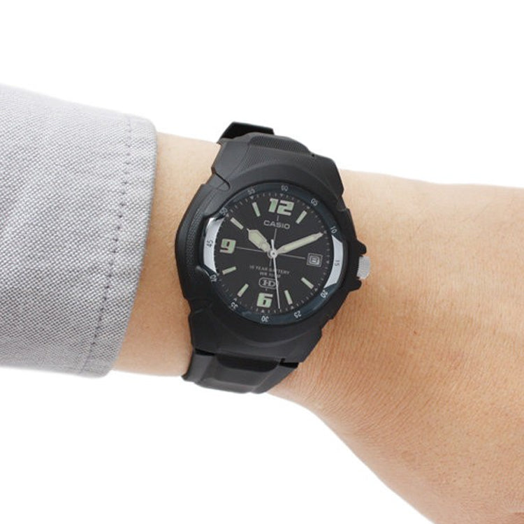 CASIO Quartz Waterproof Sports Mens Black Analog MW-600F-1A