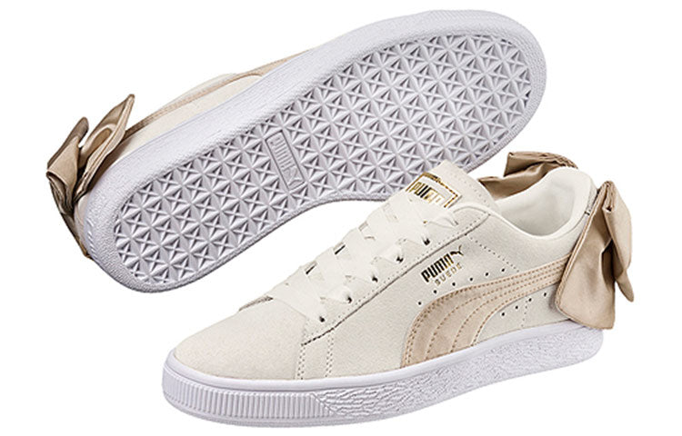 (WMNS) PUMA Suede Bow Varsity 'Pink Gold' 367732-03