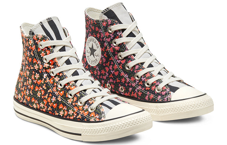 (WMNS) Converse Twisted Summer Chuck Taylor All Star High Top Floral Sneakers 'Red Pink Green' 568294C