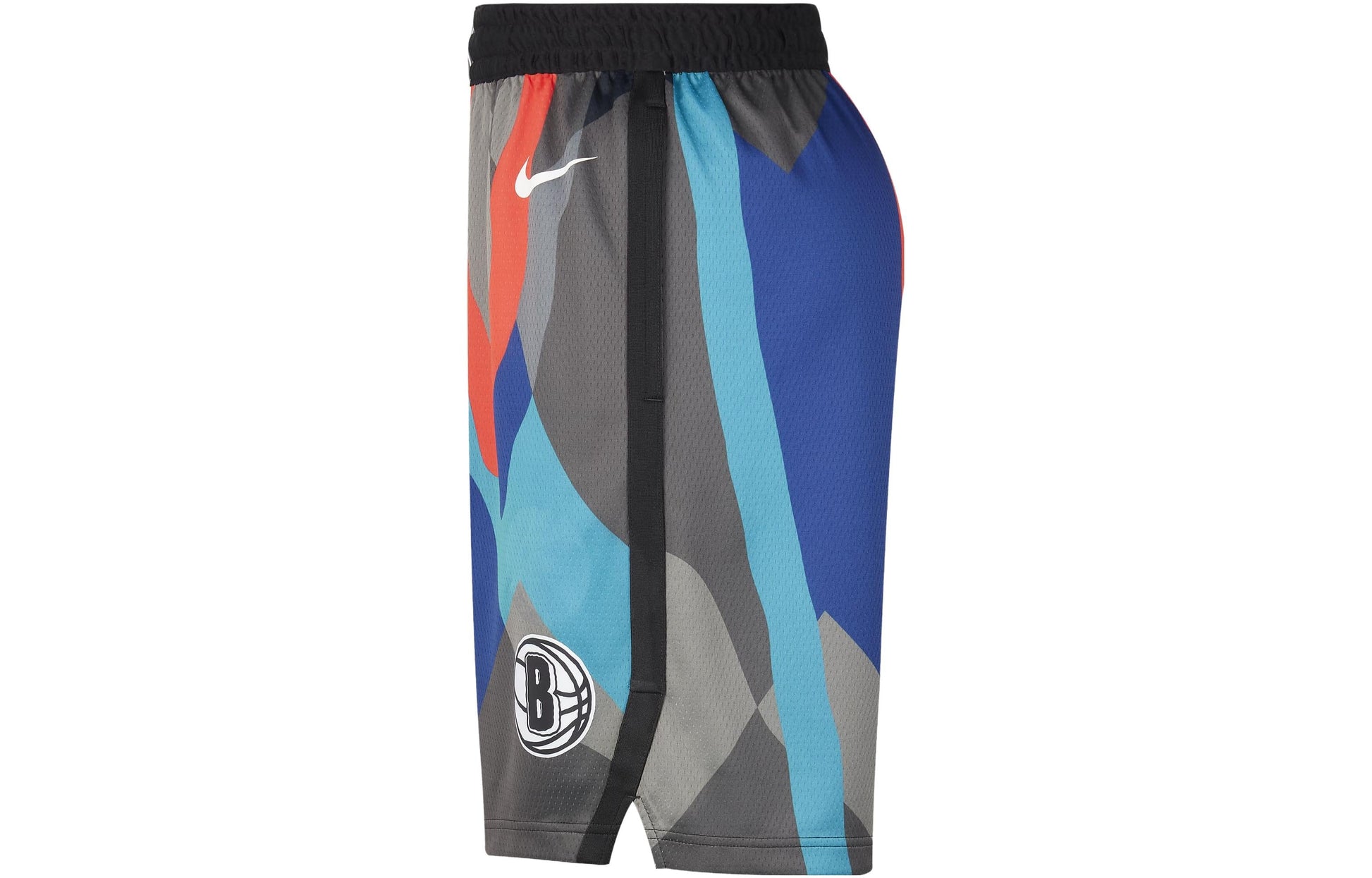 Nike Dri-FIT x Kaws Brooklyn Nets 2023/24 City Edition NBA Swingman Shorts 'Multi-Color' DX8694-010