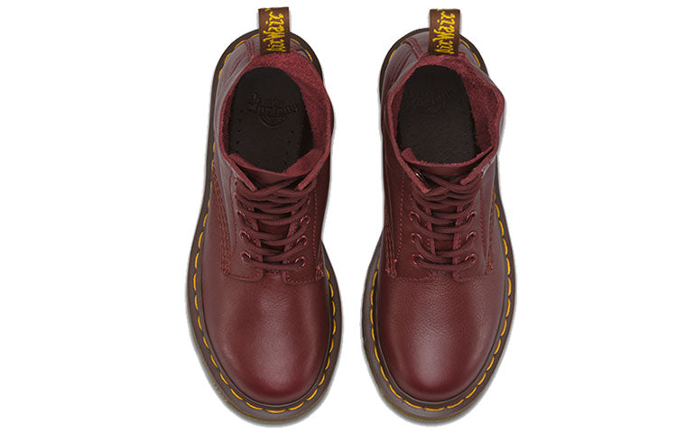 (WMNS) Dr. Martens Pascal Dress Blues 8-Eye Boots Red 13512411