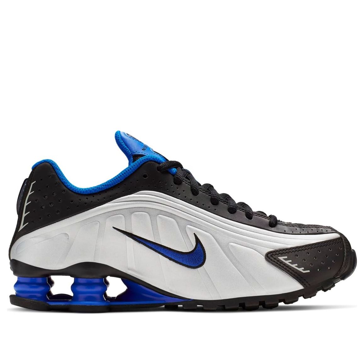 (GS) Nike Shox R4 'Metallic Silver Racer Blue' BQ4000-002