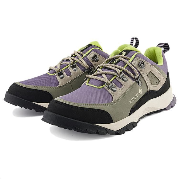 (WMNS) Timberland Lincoln Peak Low Lace Up Waterproof Hiking Boots 'Medium Purple Mesh' A5ZT8W