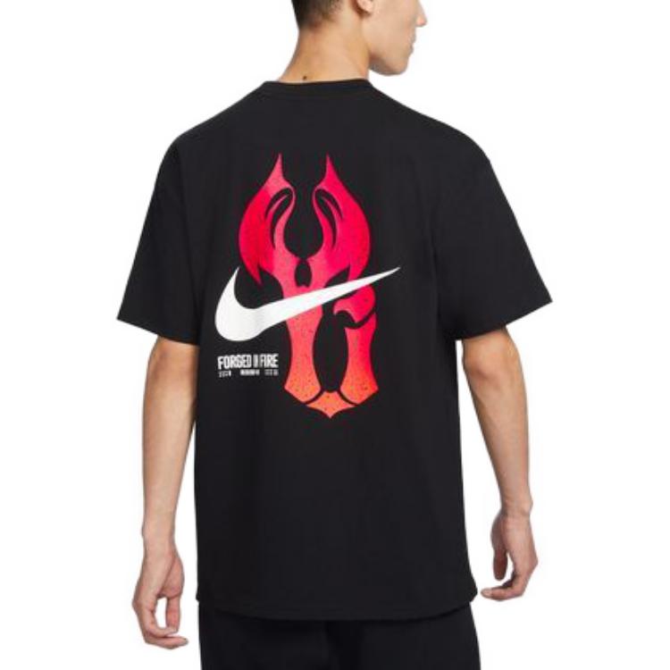Nike x Yi Jianlian T-Shirt 'Black' FN7272-010