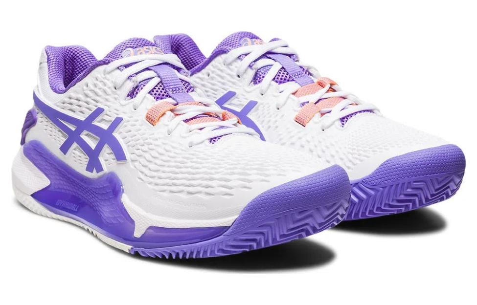 (WMNS) ASICS Gel Resolution 9 Clay 'White Amethyst' 1042A224-101