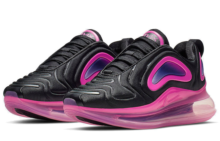 (GS) Nike Air Max 720 'Black Laser Pink' AQ3196-007