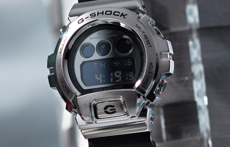 CASIO G-Shock Digital 'Black Silver' GM-6900-1PR
