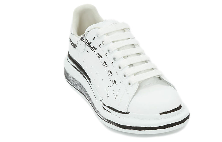 Alexander McQueen Oversized Sneaker 'White Black Print' 662642WIA4Q9000